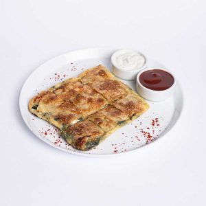 بورک مرغ و اسفناج